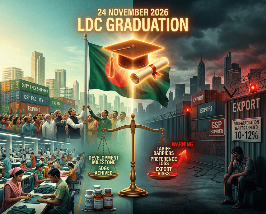 Bangladesh LDC graduation November 24 2026 trade aid pharmaceutical changes for 170 million citizens