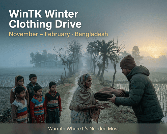 WinTK Winter Clothing Drive: Keeping Bangladesh's Most Vulnerable Warm